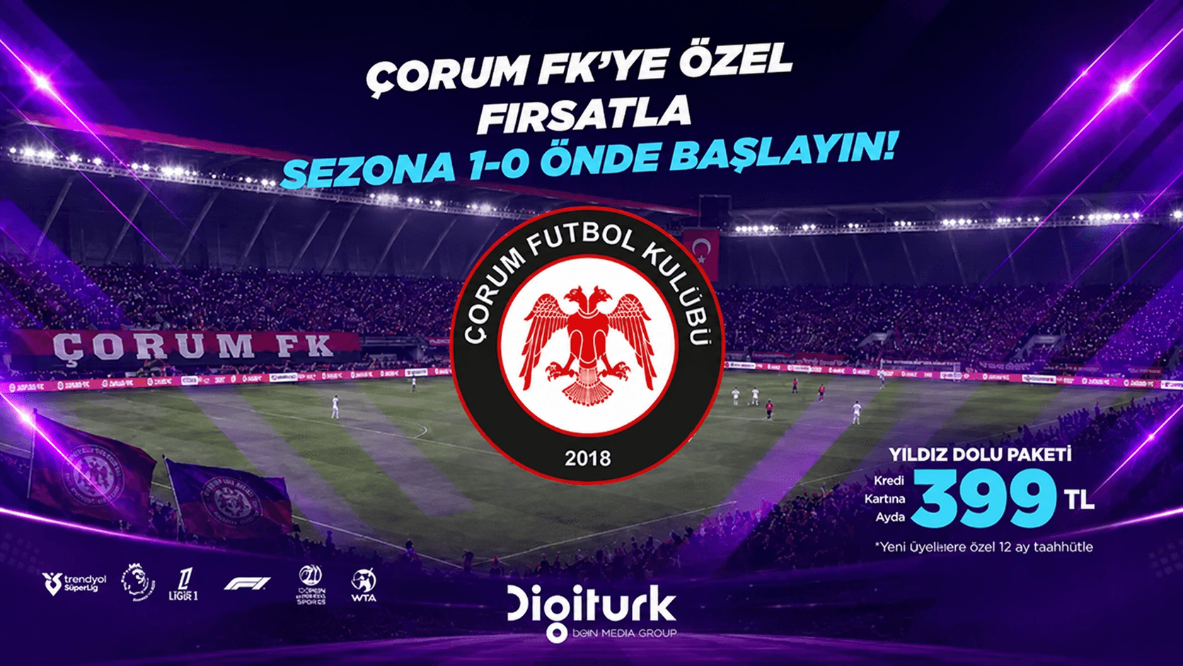 Çorum FK'ye Özel Yıldız Dolu Paketi Kutulu