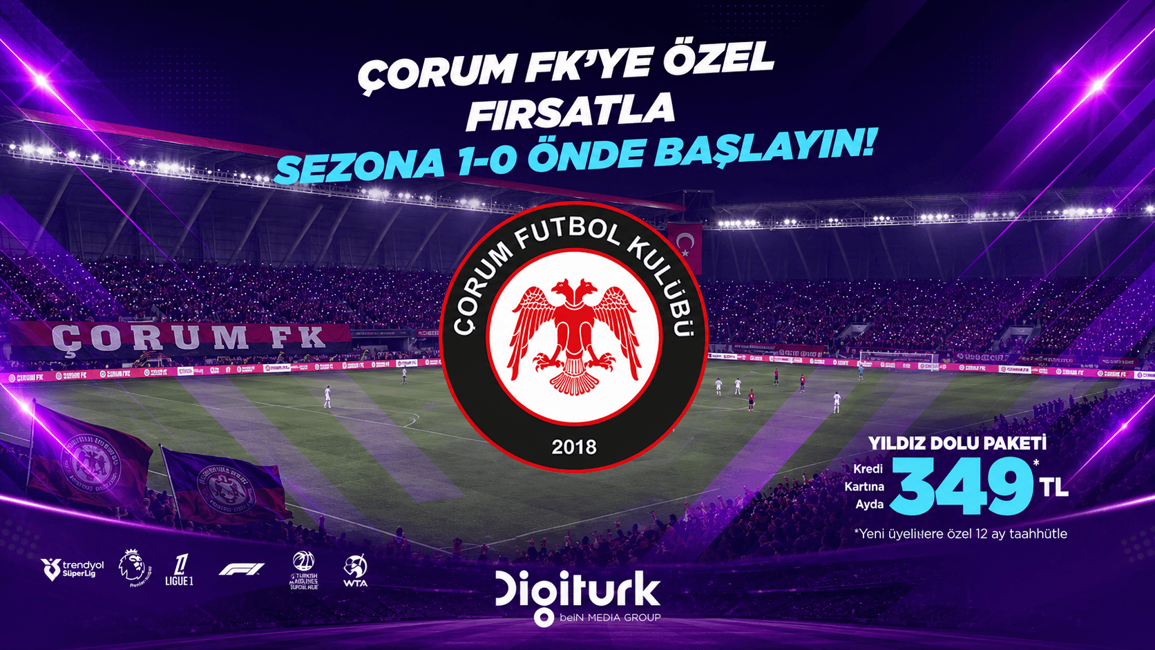 Çorum FK'ye Özel Yıldız Dolu Paketi Kutulu
