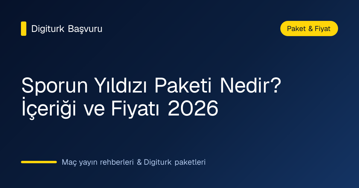 Sporun Yıldızı paketi içerik ve fiyat rehberi görseli
